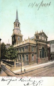 Vintage Postcard 1906 View of Christ Church Philadelphia Pennsylvania PA