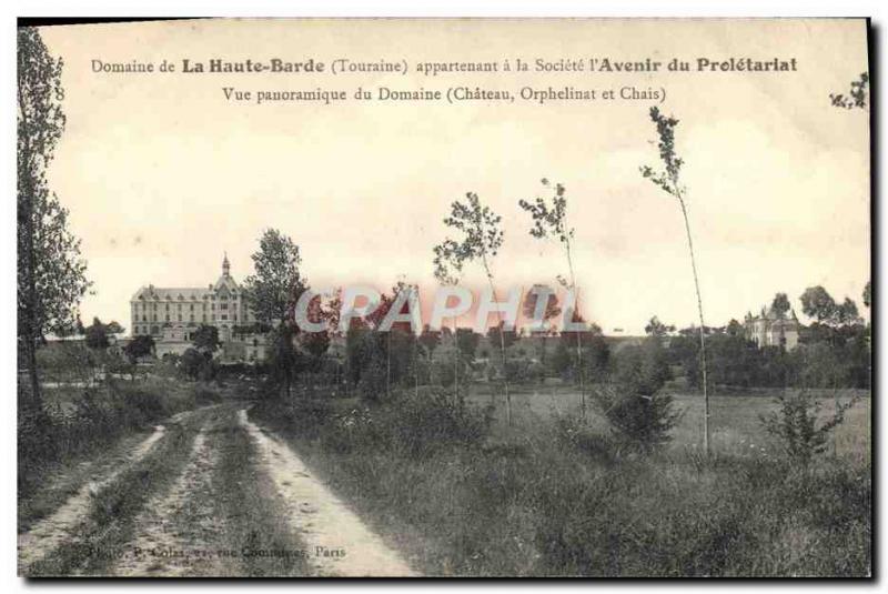 Postcard Old Children Orphanage Domaine de la Haute Bard Future of the Prolet...