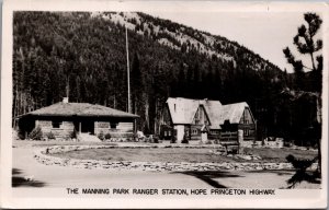 Canada The Manning Park Ranger Station Hope Princeton Highway BC RPPC C056