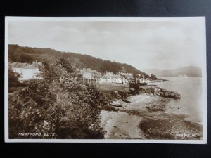 Argyll The Isle of Bute MONTFORD c1928 RP Postcard by Valentine 204915