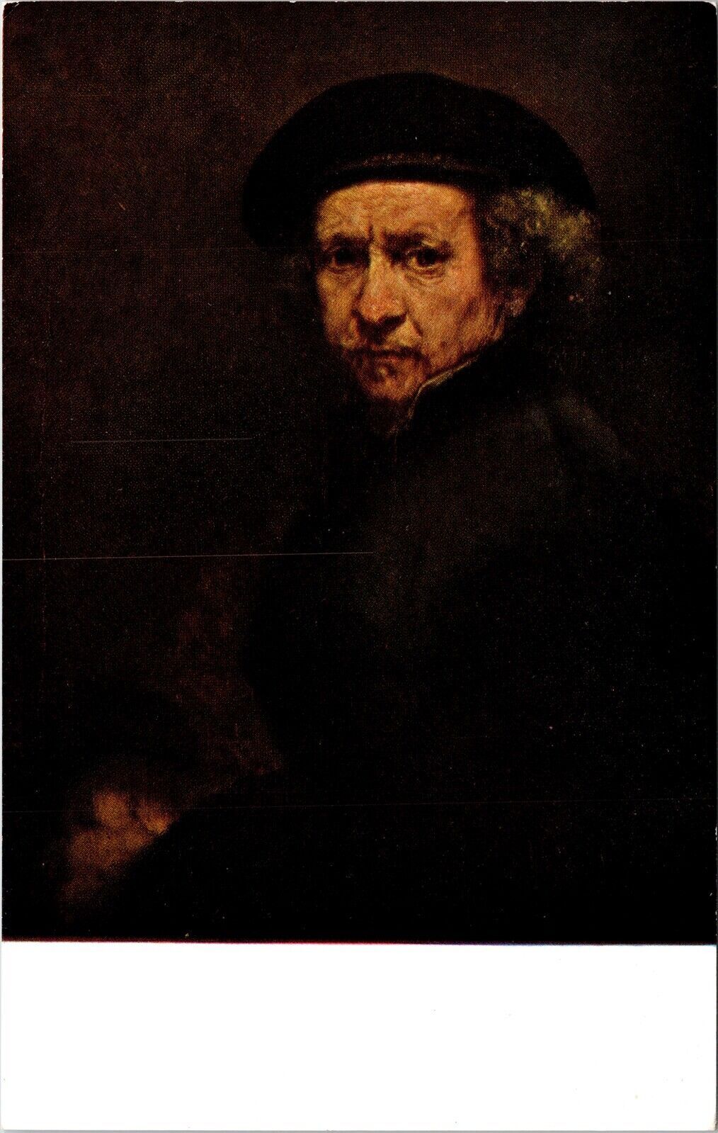 SelfPortait Rembrandt National Gallery Art Washington DC Postcard UNP