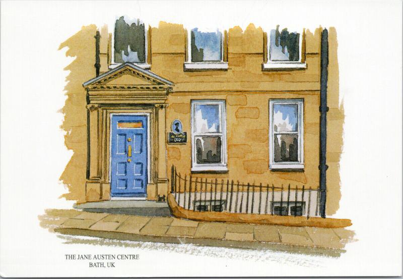 The Jane Austin Centre Bath UK Unused Postcard F6