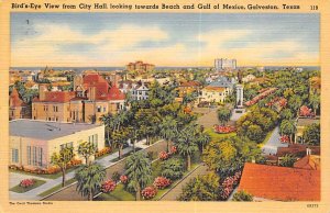 Birds Eye View City Hall - Galveston, Texas TX  