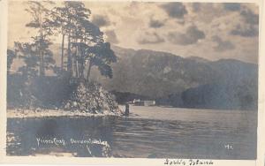 Friars Crag Derwentwater Lord`s Island photo postcard