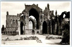 c1920s Melrose Scotland Judges Hastings RPPC Abbey Church Ruins Gothic Arch A336