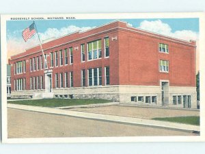 Pre-Chrome SCHOOL SCENE Maynard Massachusetts MA AH0176