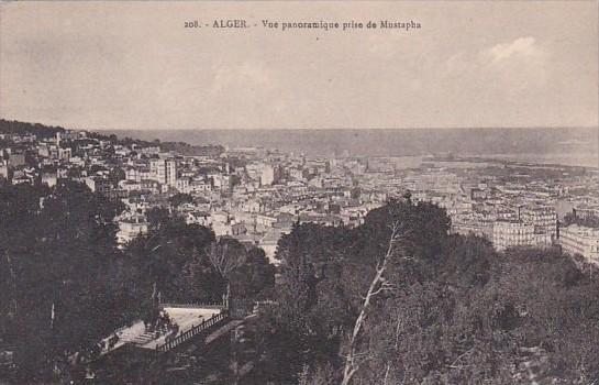 Algeria Alger Vue panoramique prise de Mustapha