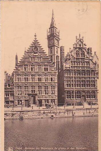 Belgium Gent Gand Maison des Mesureurs de grains et des Bateliers