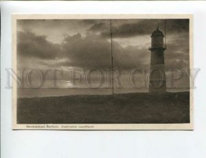 3173855 GERMANY Borkum LIGHTHOUSE Vintage postcard