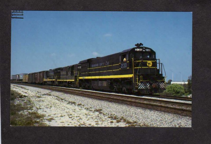 FL Seaboard Coast Line Railroad Train Fort Ft Lauderdale Florida Postcard