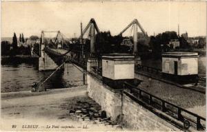 CPA ELBEUF-Le Pont suspendu (347484)