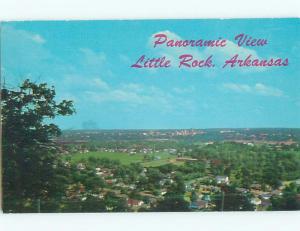 Pre-1980 AERIAL VIEW OF TOWN Little Rock Arkansas AR n3205