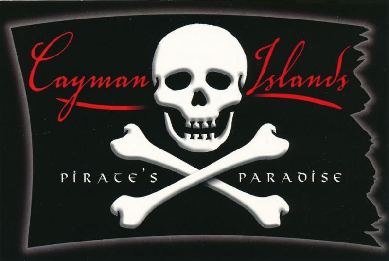 Cayman Islands - Pirate's Paradise - Skull and Cross Bones - Roadside