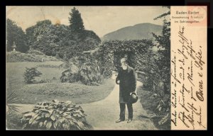 Baden, Grand Duke Friedrich in the palace garden, Germany