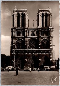 Paris Et Ses Merveilles Cathedrale Notre-Dame France Real Photo RPPC Postcard