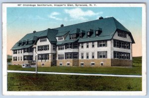 1920's ONONDAGA SANITORIUM HOPPER'S GLEN SYRACUSE NEW YORK TUBERCULOSIS HOSPITAL