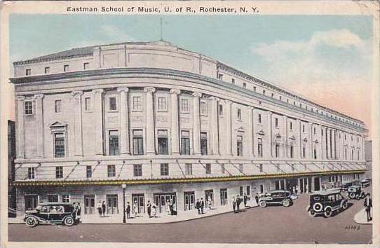 New York Rochester Eastman School Of Music U Of R 1923