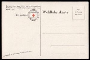 Germany WWI Red Cross Patriotic Deutsches Rotes Kreuz Artist Signed 79501