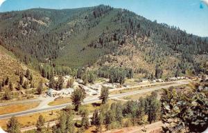 Saltese Montana Idaho-Montana State Line Birds Eye View Vintage Postcard J70056