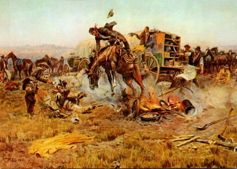 Camp Cook's Troubles By Charles Marion Russell