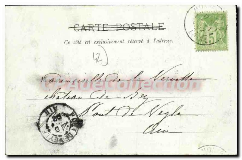 Postcard Montbrison Former Notre Dame Church