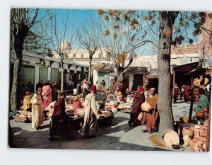 Postcard El Kadim Market Square, Maroc Pittoresque, Tétouan, Morocco