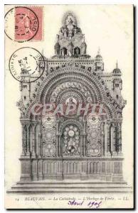 Old Postcard Beauvais Cathedral The Clock of Truth