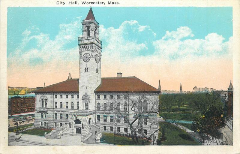 City Hall Worcester Mass.