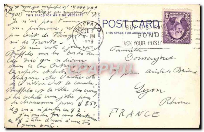 Postcard From Old Skyline Harbbor Buffalo