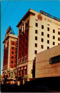 Vtg 1950s Hotel Californian Fresno California CA Unused Postcard