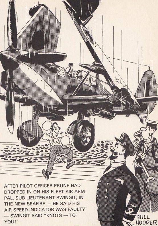 RAF Plane Disaster Air Speed Knots Plane Indicator WW2 Military Comic Postcard