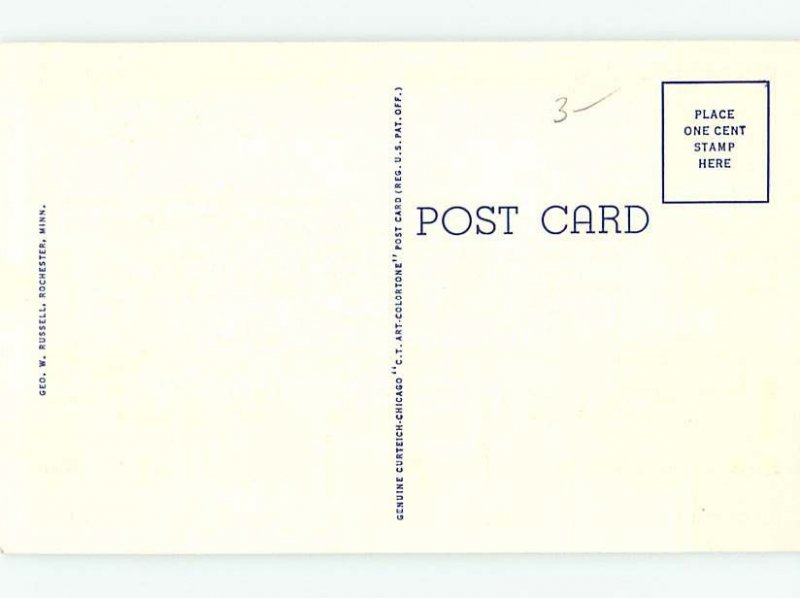 Unused Linen HOSPITAL SCENE Rochester Minnesota MN W2765