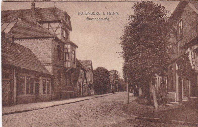 Germany Rotenburg Im Hann Goethestrasse sk3828