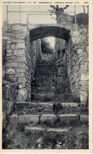 [ Santway Photo ] NY - Fort St. Frederick - Secret Stairway