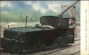 Mauch Chunk PA Electric Mine Motor - PA Mining c1910 Postcard jrf