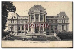 Old Postcard Lausanne Federal Court