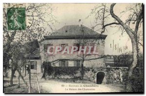 Postcard Old House Surroundings of Chambery Charmettes