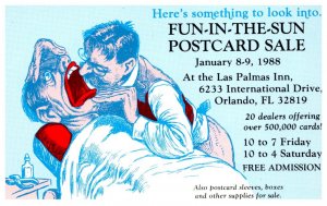 Florida  Orlando Postcard Show Jan. 8-9 , 1988 , Barber/Dentist