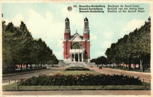 Vintage Postcard 1957 Brussels-Koekelberg Basilica of the Sacred Heart Belgium