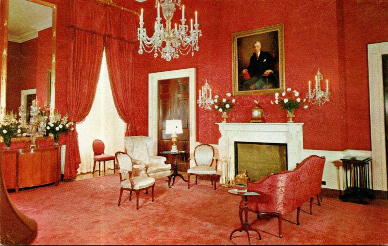 Washington D C The White House Red Room