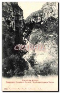 Old Postcard Environs de Grenoble Sassenage Cascade of Furon has the & # 39En...