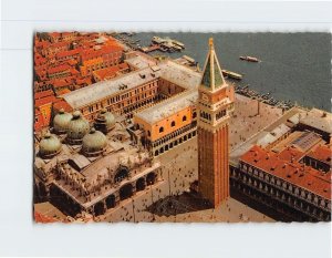 Postcard View from the air, Piazza San Marco, Venice, Italy