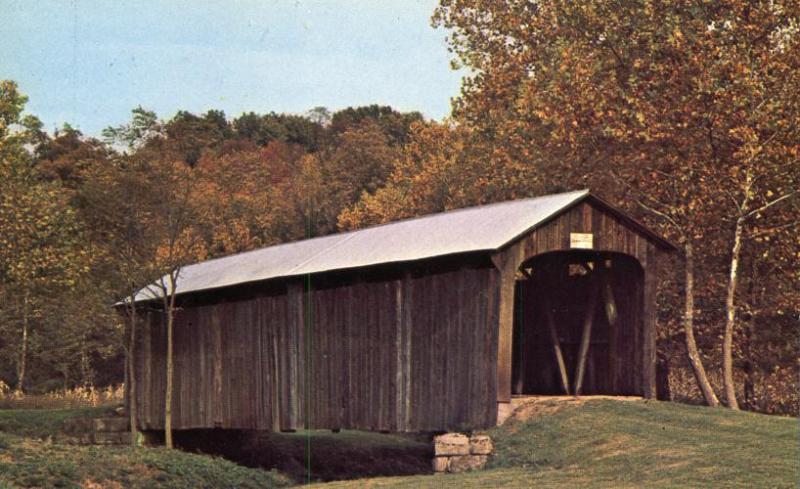 Salt Creek Covered Bridge near Norwich, Muskingum County, Ohio