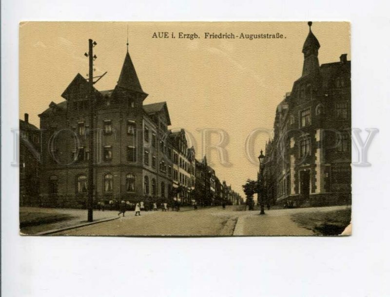 3173893 GERMANY Aue i.Erzgb. Friedrich Auguststrasse Vintage