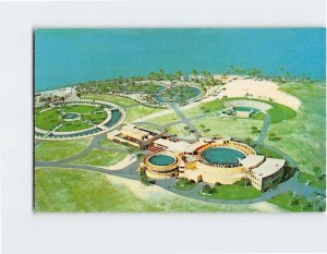 Postcard Aerial View Of Miamis Seaquarium On Rickenbacker Causeway Miami FL USA