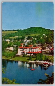 Laurentide Inn, Lac des Sables, Ste Agathe des Monts Quebec, 1950s Postcard