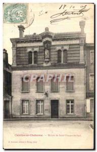 Old Postcard Châtillon-sur-Chalaronne House of Saint Vincent de Paul