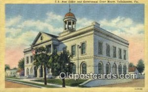 Tallahassee, FL USA Post Office Unused 