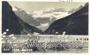 Real Photo Lake Louise Canada Unused 