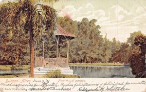 BUENOS AIRES ARGENTINA~PALERMO el PARQUE~1906 POSTCARD